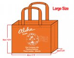 LARGE -35x45x12cm Aloha From Hawaii Design &Your Info In White