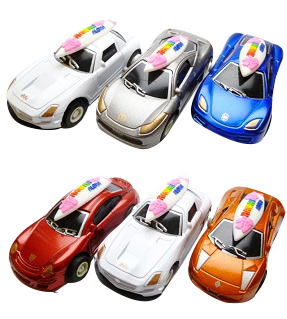 Assorted, Model Car with Surf board magnet, min 12pcs/box