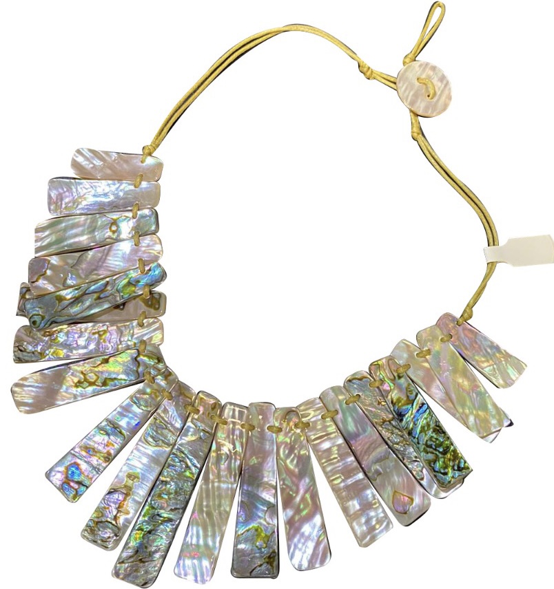 Large Abalone Shell Necklace