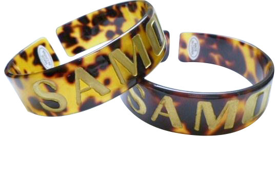 20mm "SAMOA" Faux Turtle Shell Bangle Cuff