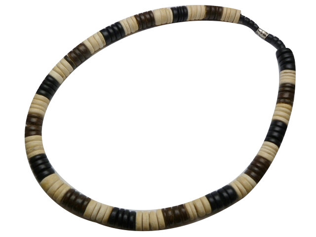 10mm Large Coconut Beads 18" Necklace / Chocker