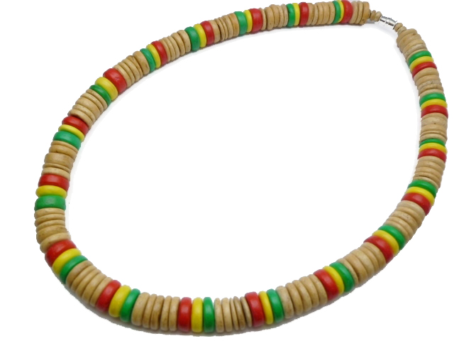 10mm Large Coconut Beads 18" Necklace / Chocker