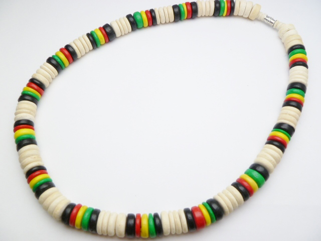 10mm Large Coconut Beads 18" Necklace / Chocker