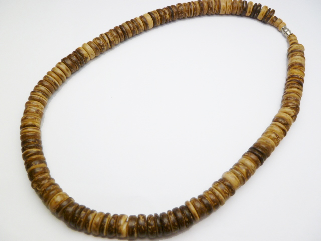 10mm Large Coconut Beads 18" Necklace / Chocker