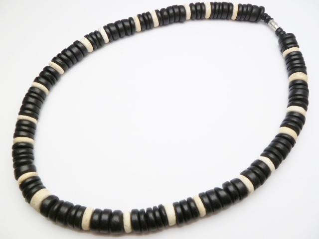 10mm Large Coconut Beads 18" Necklace / Chocker