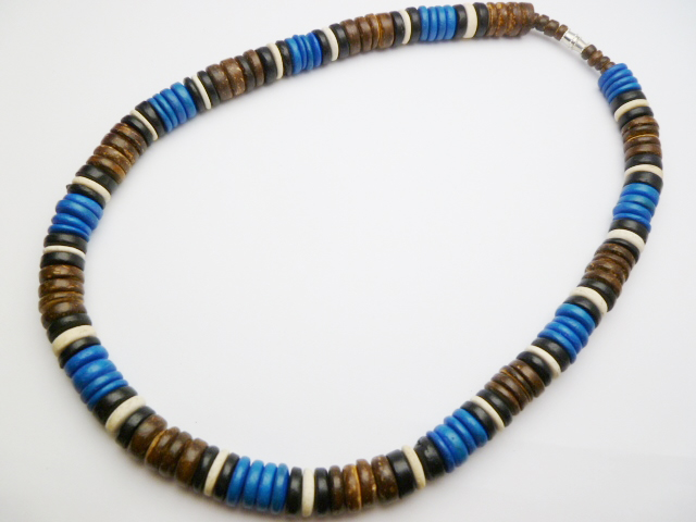 10mm Large Coconut Beads 18" Necklace / Chocker