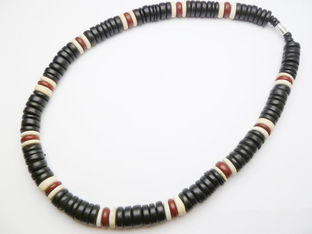 10mm Large Coconut Beads 18" Necklace / Chocker