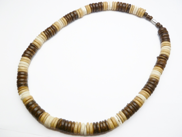 10mm Large Coconut Beads 18" Necklace / Chocker