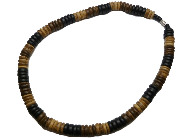 10mm Large Coconut Beads 18" Necklace / Chocker