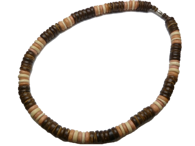 10mm Large Coconut Beads 18" Necklace / Chocker