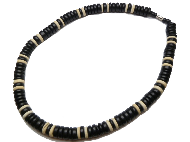 10mm Large Coconut Beads 18" Necklace / Chocker