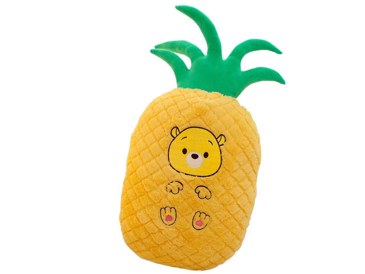 50cm Bear Print on Pineapple Plush Toy, 6/cs, MOQ-2 - Click Image to Close