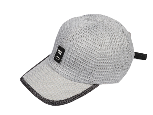 "TUTUPAI LUCK, MADE" White w/ Grey Trim Mesh Cap, MOQ-6/pk