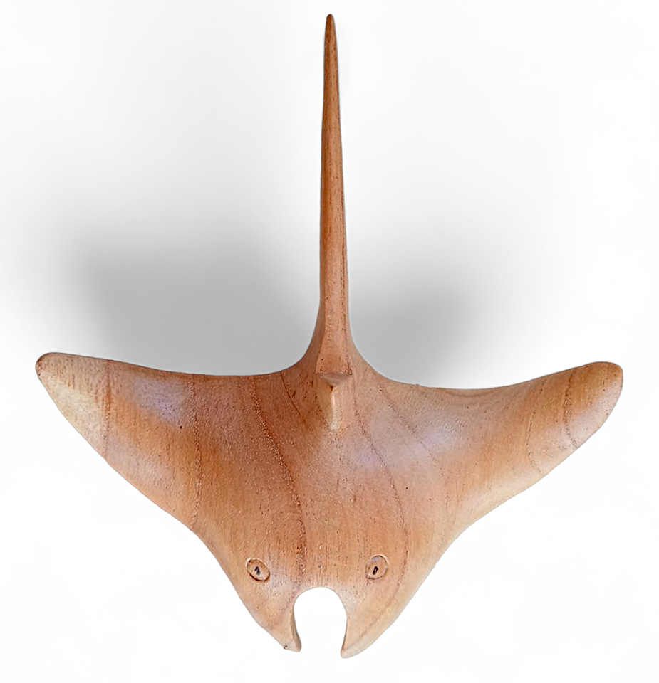 15cm Mindi Wood Stingray, 240/cs, MOQ-2