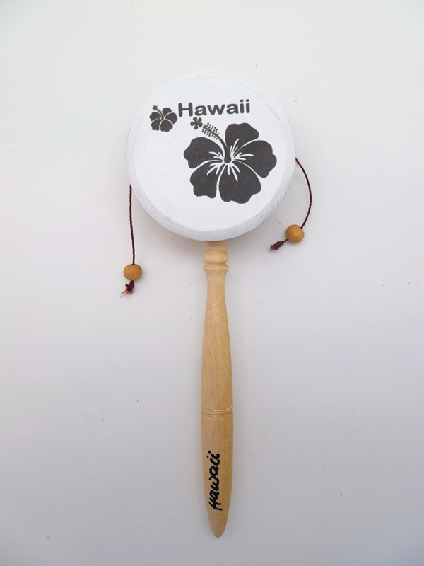 Hawaii Hibiscus Hand Drum - Click Image to Close