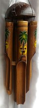 Special Order-40cm Hawaii Palm Tree Sunset Bamboo Windchime 16/c