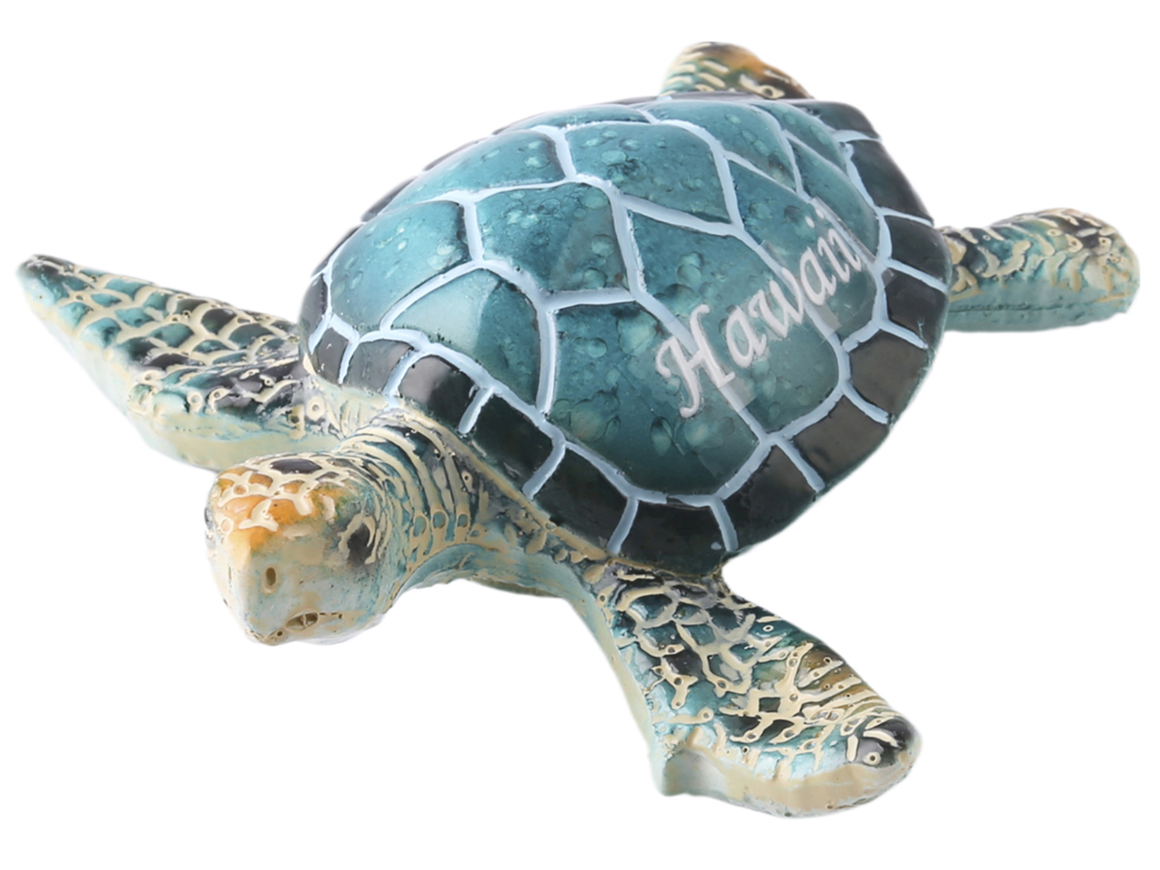 3.35" Hawaii Green Sea Turtle Resin Figurine, 90/cs, MOQ-6/pk