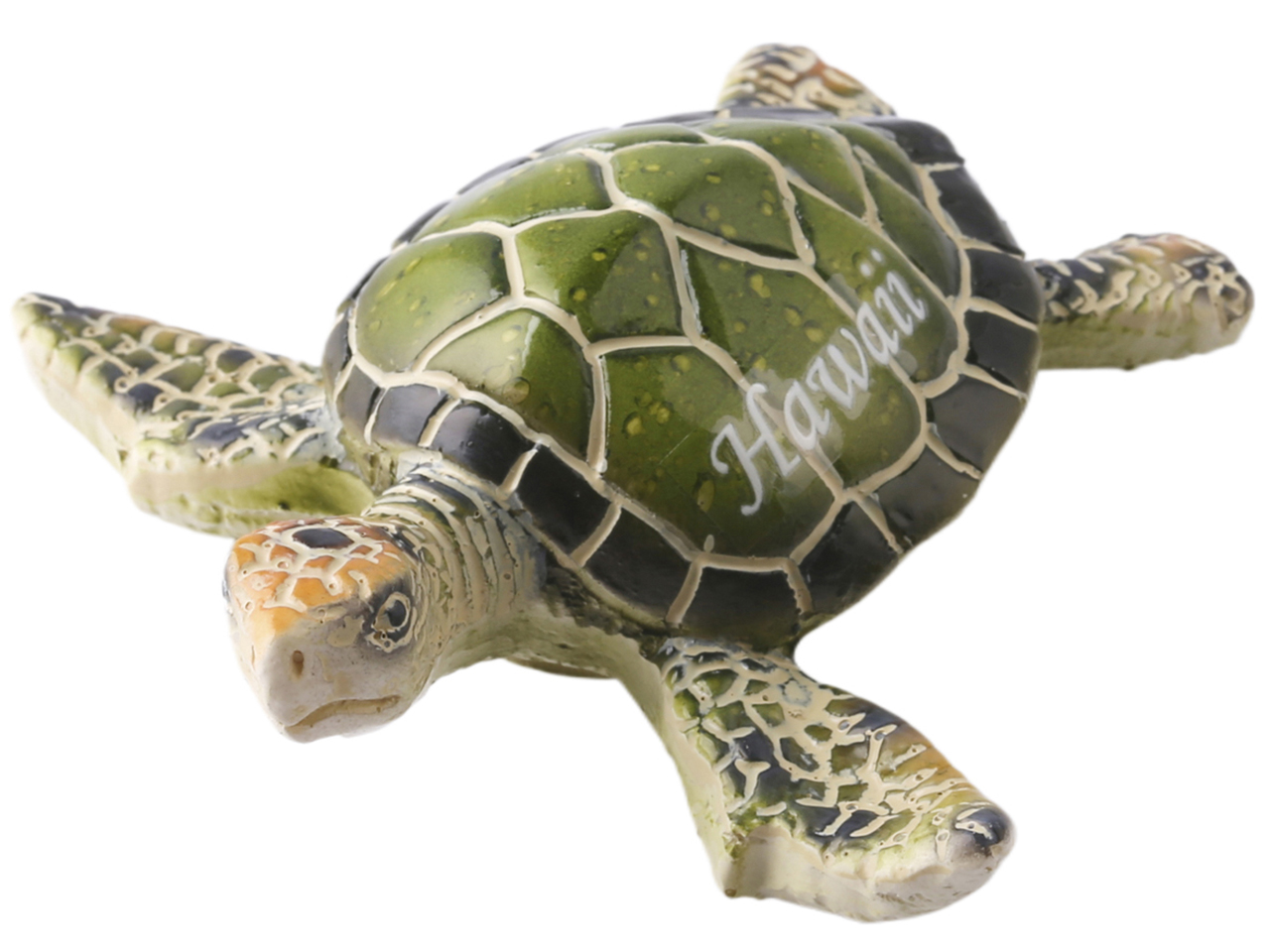 3.35" Hawaii Green Sea Turtle Resin Figurine, 90/cs, MOQ-6/pk