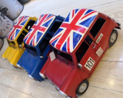 Special Order-Mini Cooper Model Car Collectable w/ Union Flag -