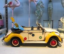 Special Order-Vintage Retro Beetle Convertible Model Car - Click Image to Close