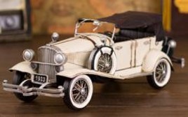 Special Order-Vintage White Convertible Collectable Model Car