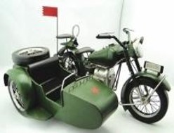 Special Order-Vintage Military Collectable Motorcycle Model