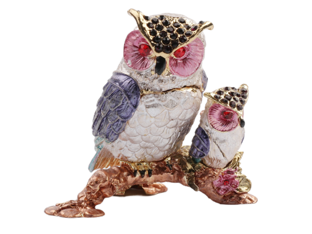 Owl Jewelry Trinket Box 5x4.2x2.5cm