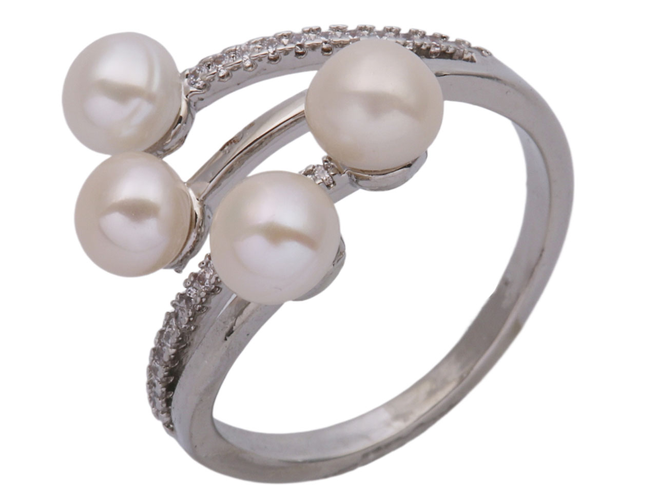 Multi White FWP One Size Fits all Ring, MOQ-3/pk