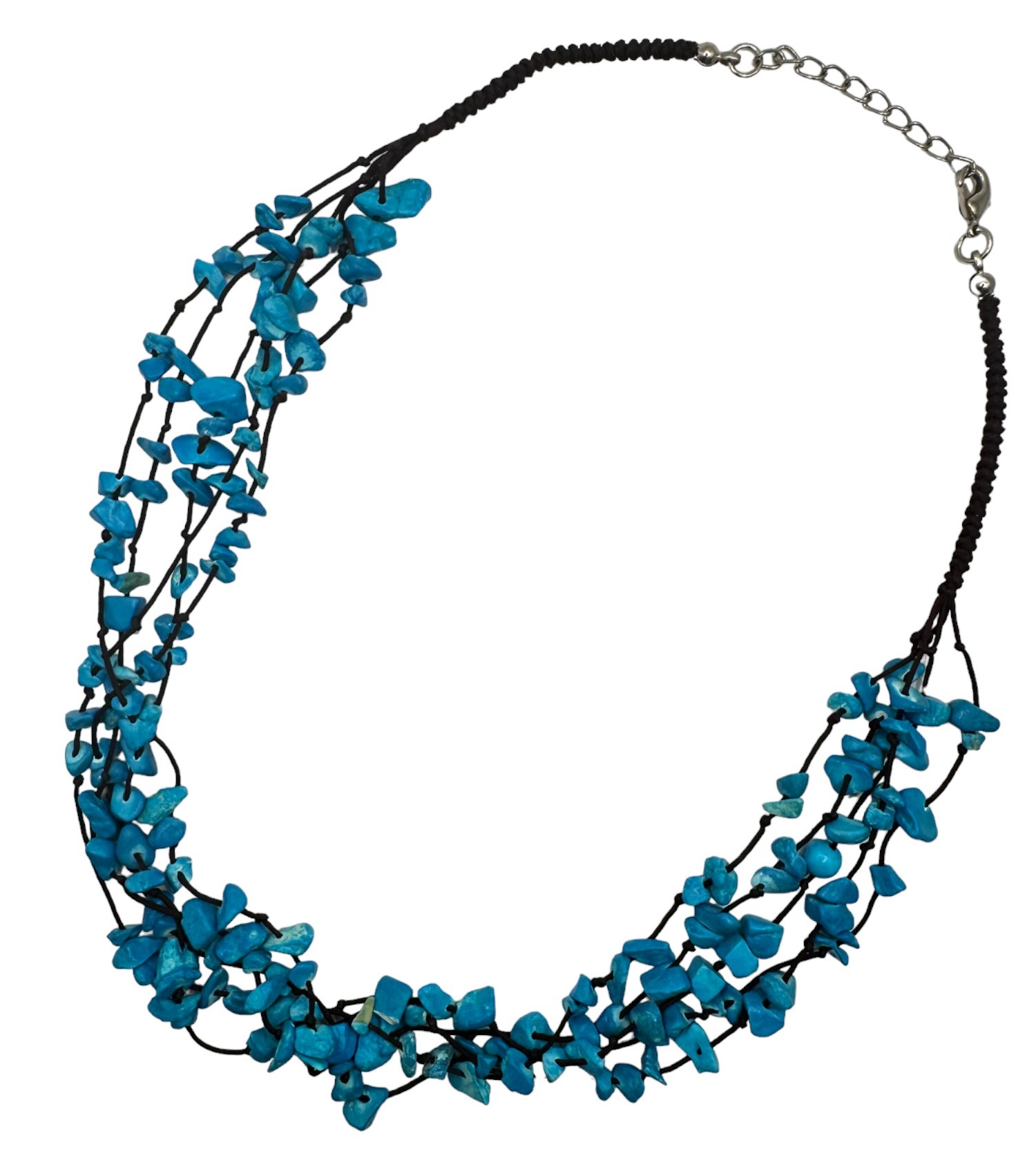 18" Five Layer Turquoise Necklace