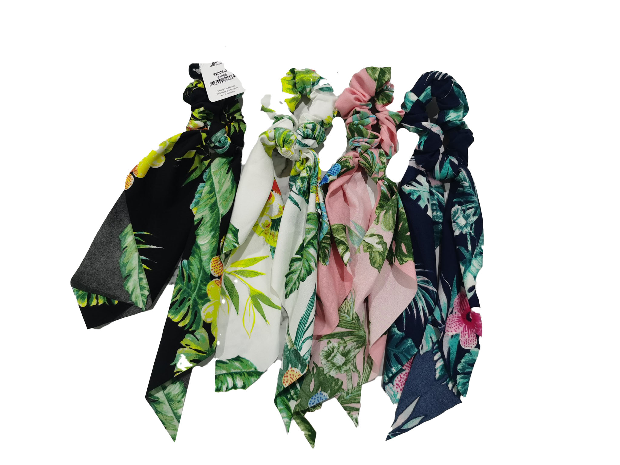 Assorted Hawaiian Fashion Scrunchies / Hair Ties