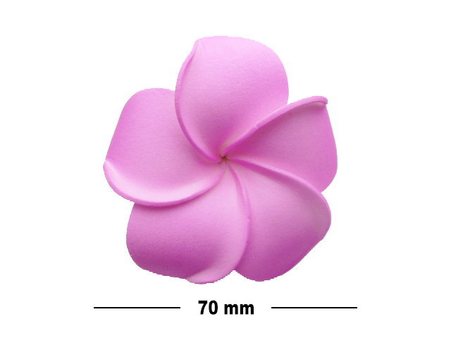 70mm Pink Foam Flower Hair Clip