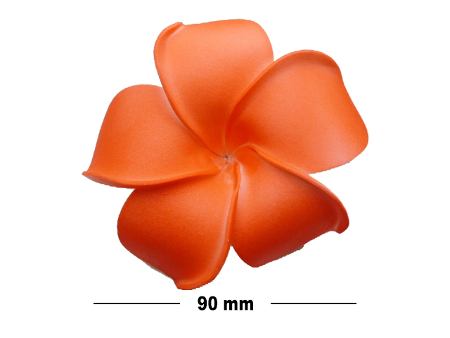 90mm Red Foam Flower Hair Clip