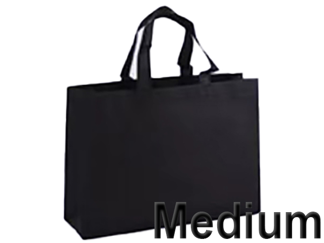 MED Black Reusable Bag 30x40x10cm-11.81x15.75x3.39", 250pcs/cs