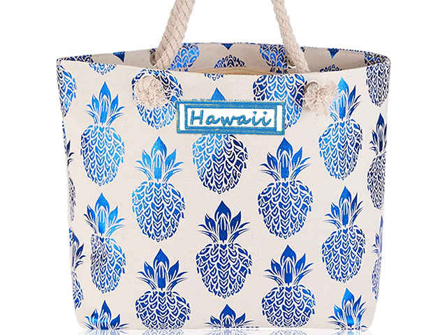 04-Pineapple Beach Tote Bag