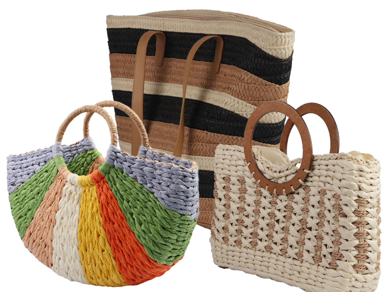 17-Straw Weaved Bag-32050