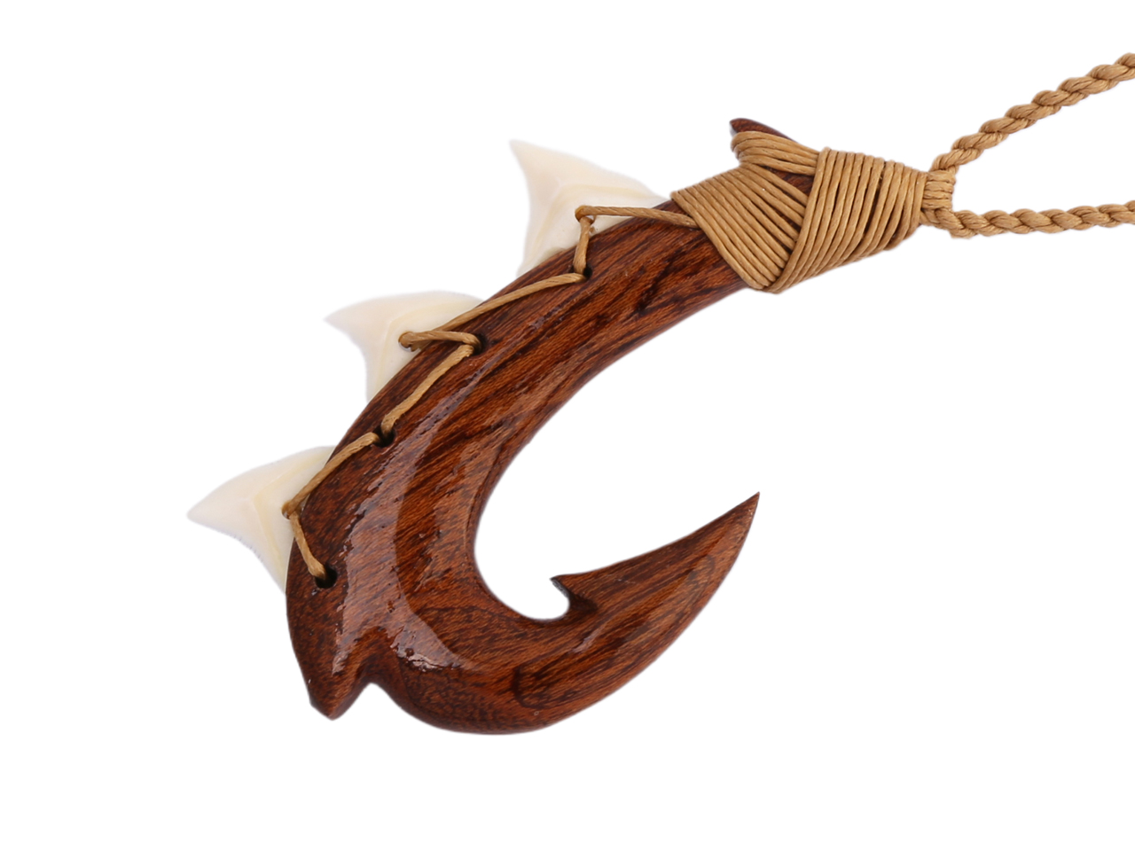 6-Koa Wood & Shark Teeth