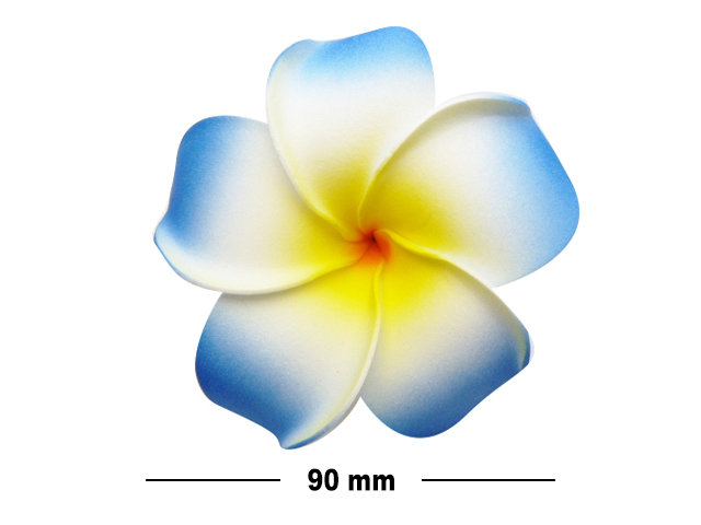 90mm Foam Plumeria Hair Clip