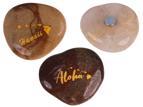 21-Carved Stone Magnets