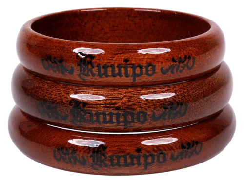 22001B-15mm Kuuipo Koa Curved Top Bangle