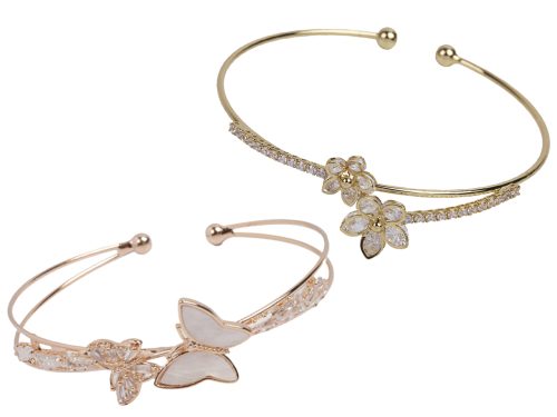 07-Crystal CZ Bangle Cuff