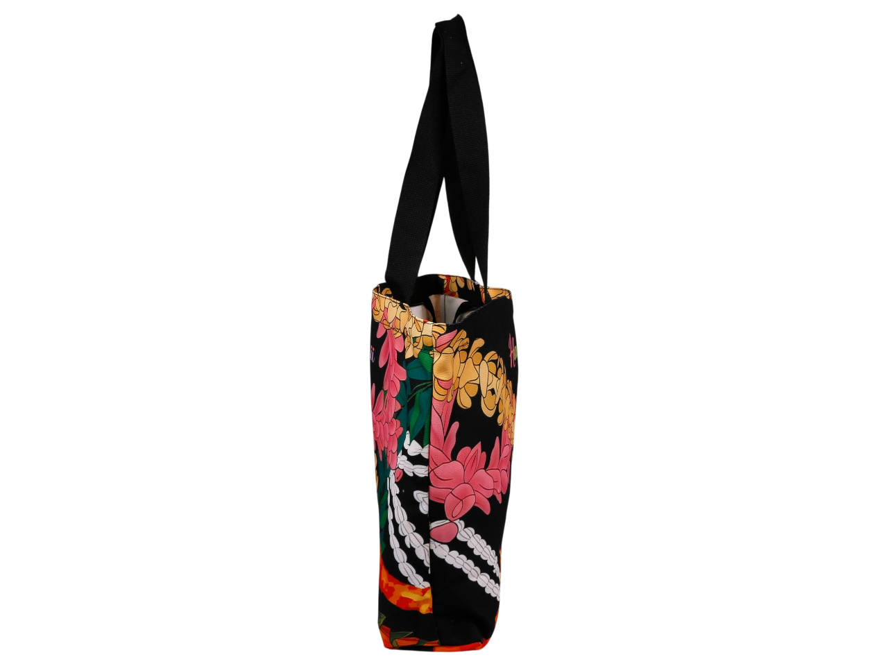 "Hawaii" Pikake Flower Print Beach Tote Bag 45x33x11cm, MOQ-4 - Image 4
