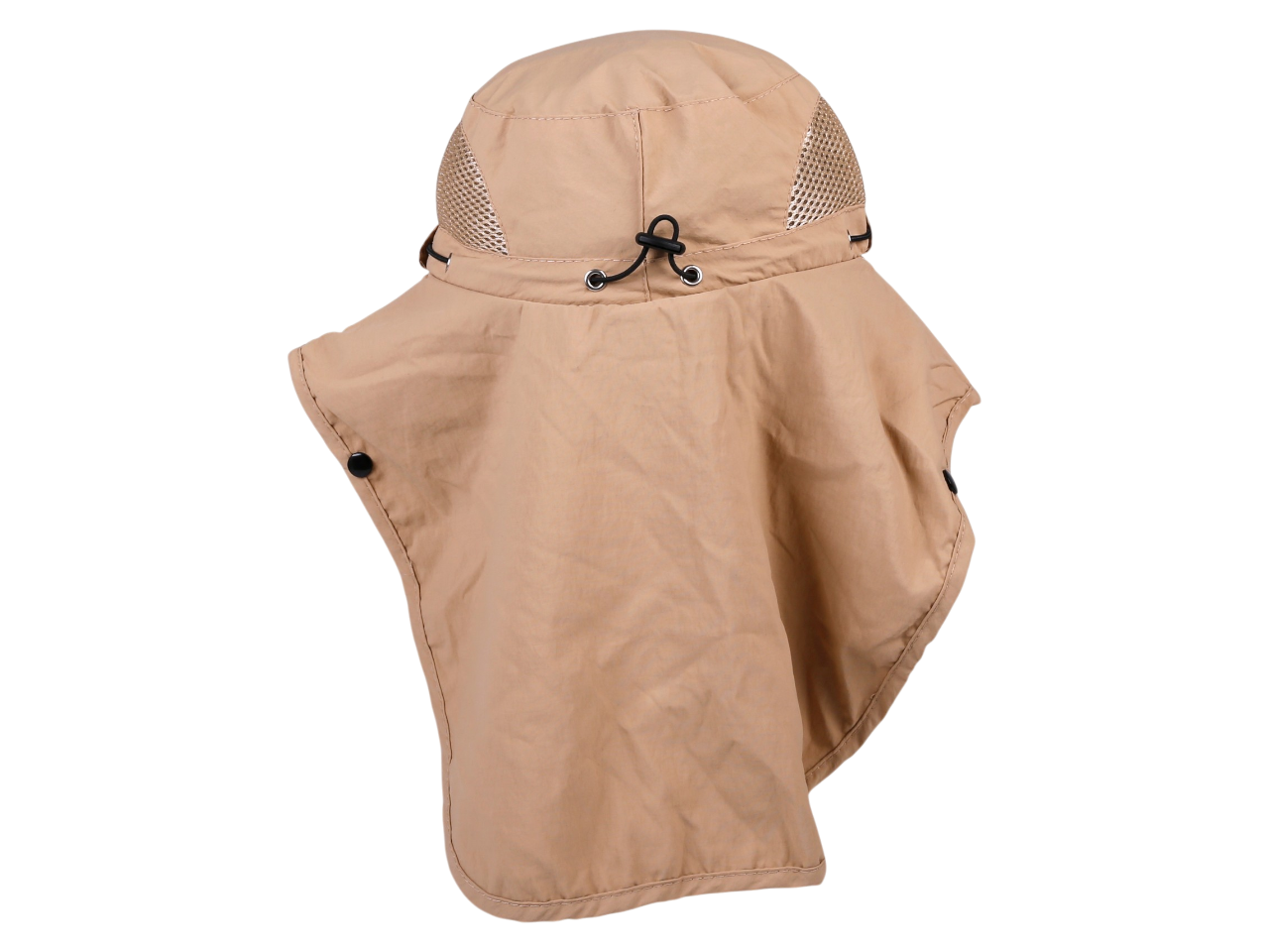 "Hawaii, EST 1959" Rainbow, Multi Task w/ Face Shield Khaki Dry Fit Ranger Hat, MOQ-6 - Image 3