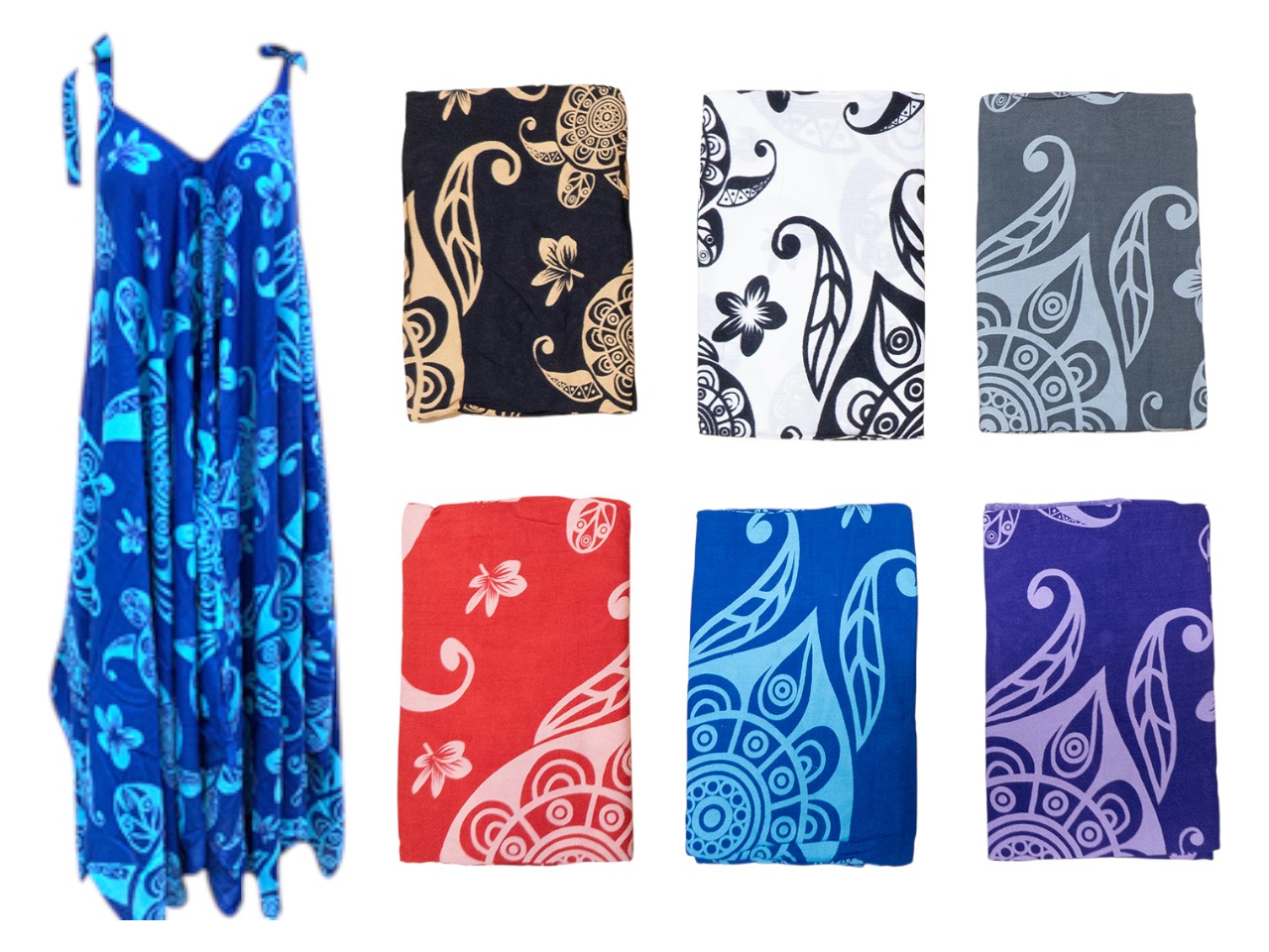 Tribal Sea Turtle Fashion Medium Tied Shoulder Strap Assorted Color