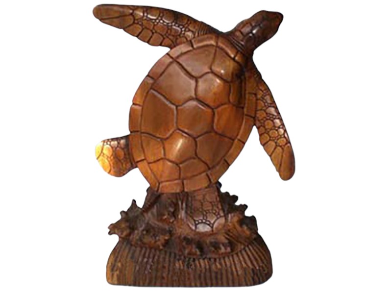 Special Order-16" Wood Standing Turtle, 6pcs/cs