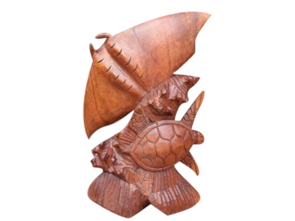 Special Order-16" Turtle & Manta Ray On Coral Base 5pcs/cs