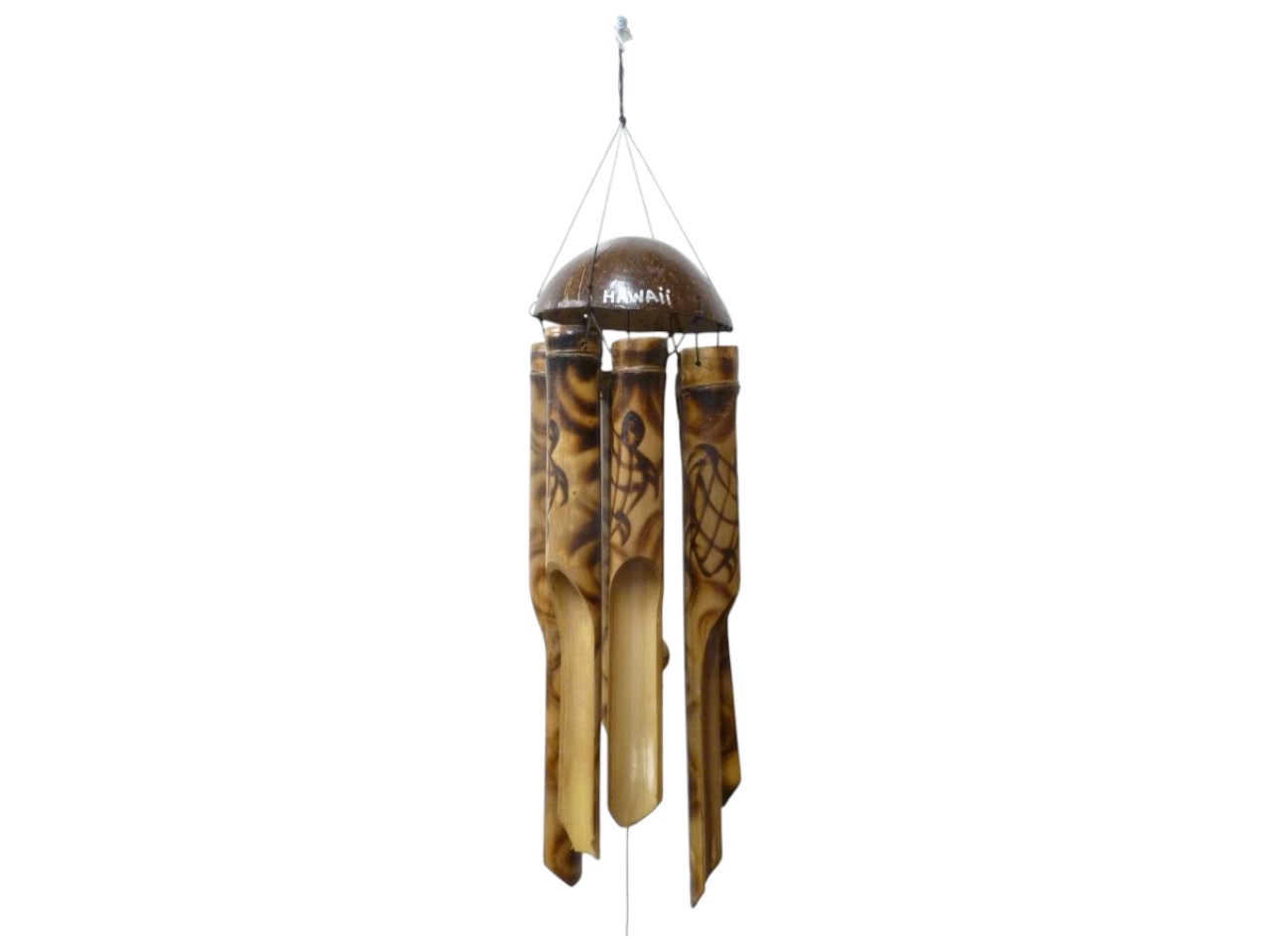 Special Order-40cm Hawaii Turtle Coconut Bamboo Windchime 16/cs